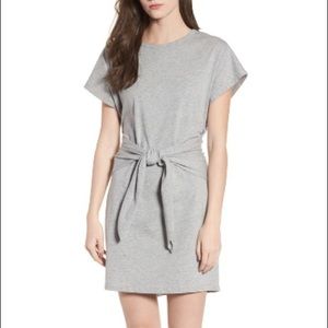 Lush Tie Waist T-Shirt Dress
